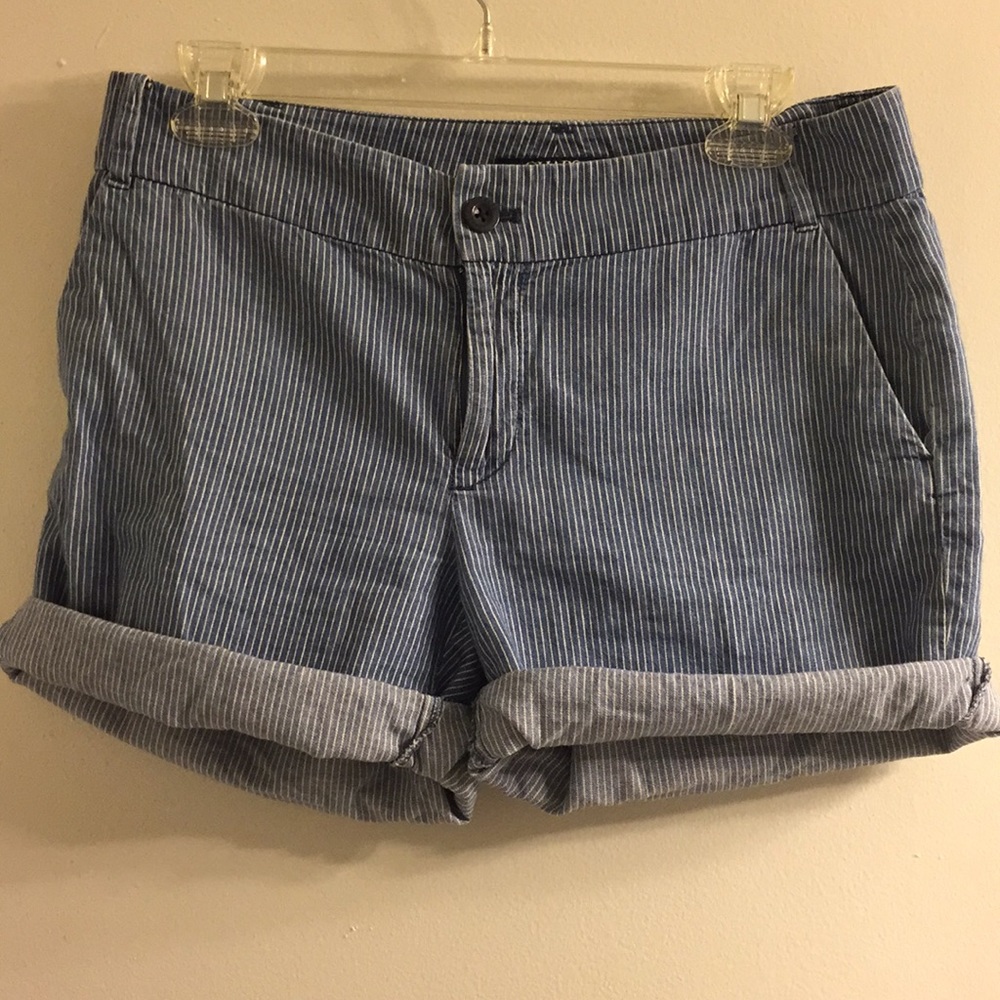 Pin stripe shorts